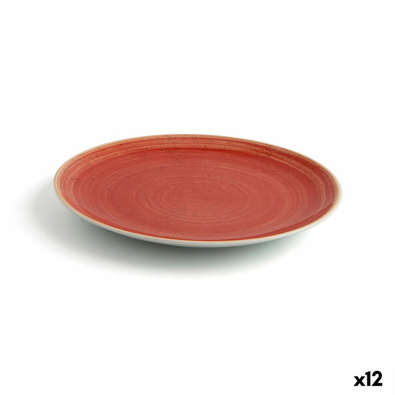 Flad tallerken Ariane Terra Rød Keramik Ø 21 cm 12 stk