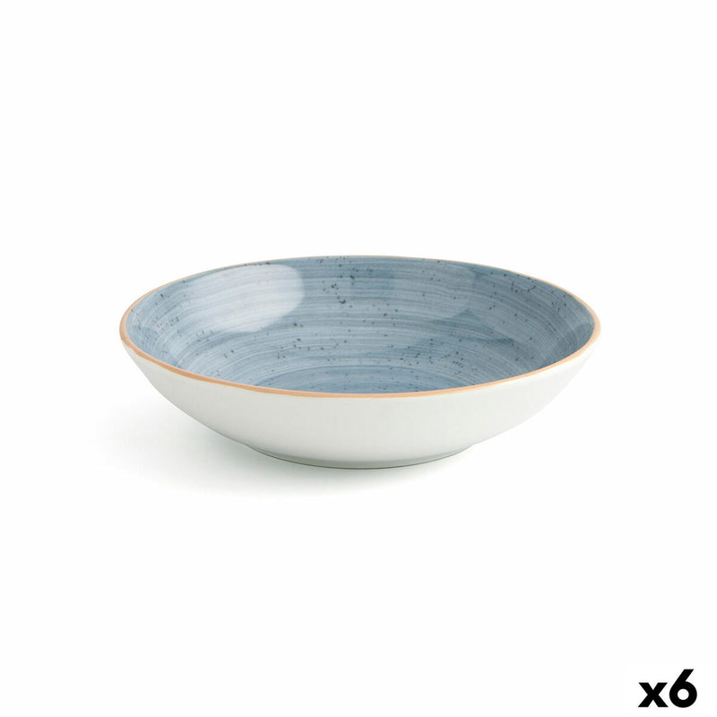 Dyb tallerken Ariane Terra Keramik Blå Ø 21 cm 6 stk