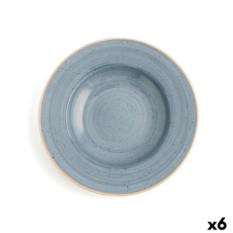 Dyb tallerken Ariane Terra Keramik Blå Ø 26 cm 6 stk