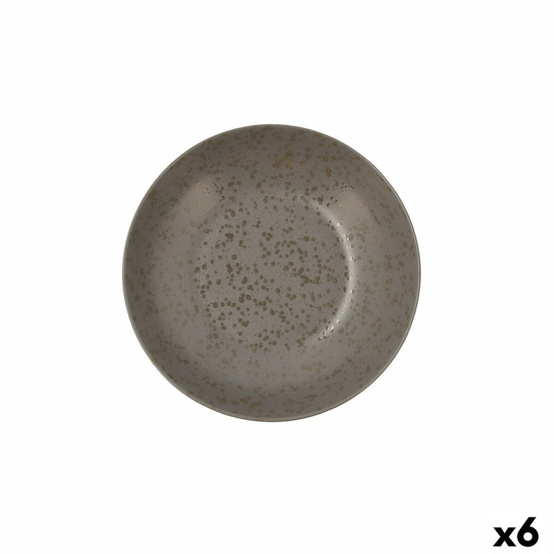 Dyb tallerken Ariane Oxide Keramik Grå Ø 21 cm 6 stk