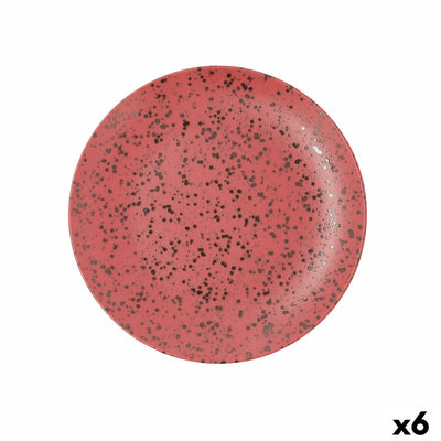 Flad tallerken Ariane Oxide Rød Keramik Ø 27 cm 6 stk