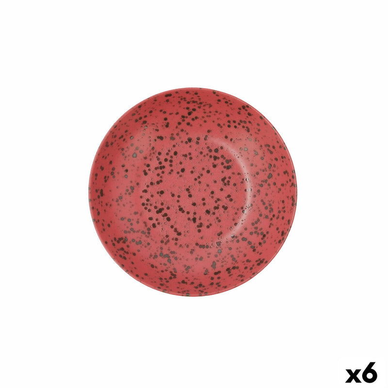 Dyb tallerken Ariane Oxide Keramik Rød Ø 21 cm 6 stk