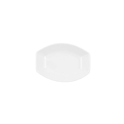 Snackskål Ariane Alaska Mini Oval Keramik Hvid 10 x 7,4 x 1,5 cm 18 stk