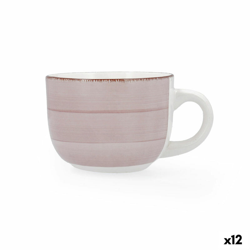 Krus Quid Vita Morning Keramik Pink (470 ml) (12 enheder)