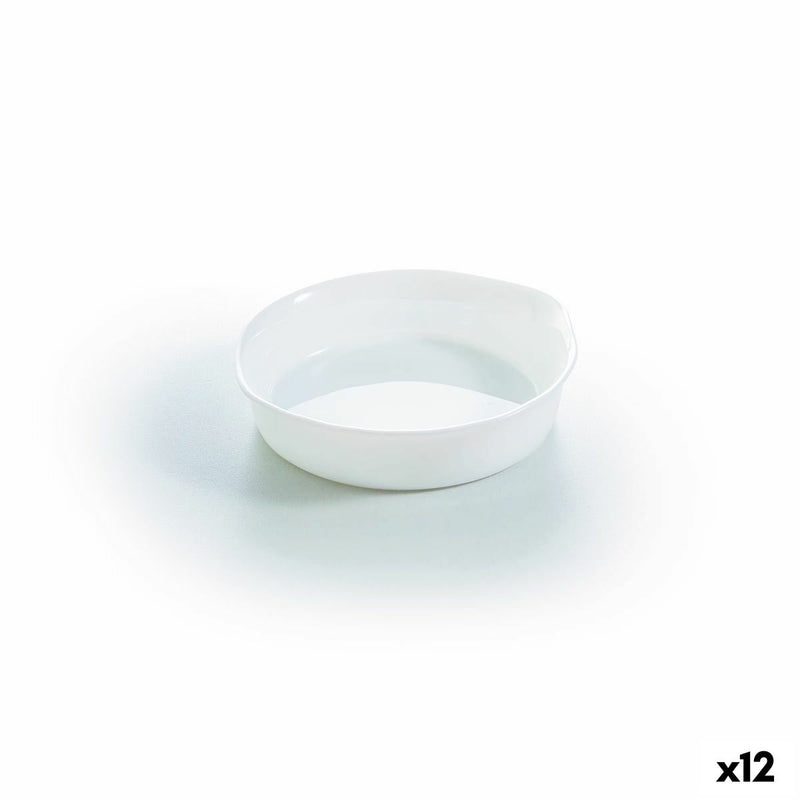 Kasserolle Luminarc Smart Cuisine Hvid Glas Ø 14 cm Fald (12 enheder)