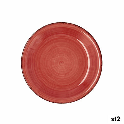 Desserttallerken Quid Vita Keramik Rød (19 cm) (12 enheder)