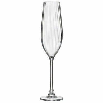 Champagneglas Bohemia Crystal Optic Glas 260 ml 6 stk