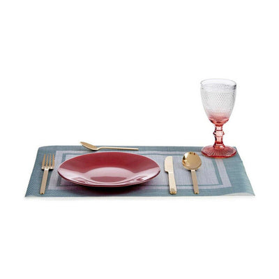 Flad tallerken Rød Glas 21 x 2 x 21 cm 6 stk