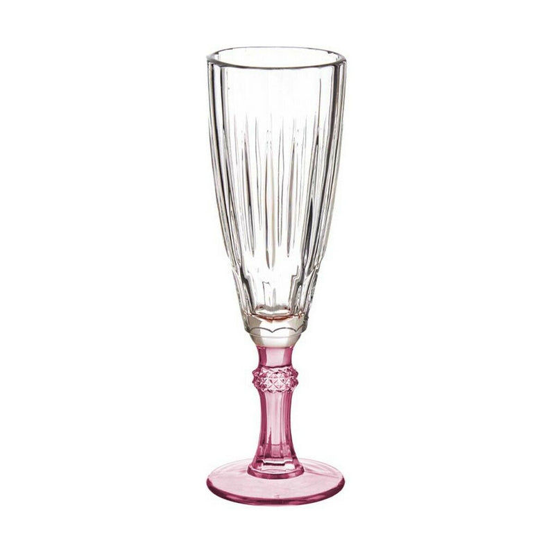 Champagneglas Krystal Pink 6 stk 170 ml