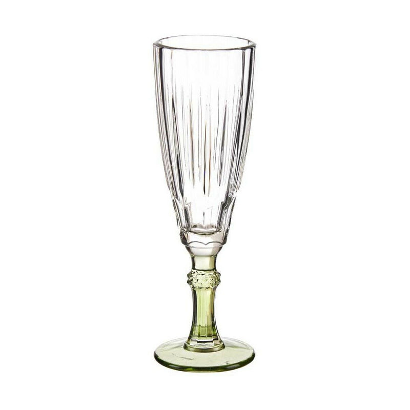 Champagneglas Exotic Krystal Grøn 6 stk 170 ml