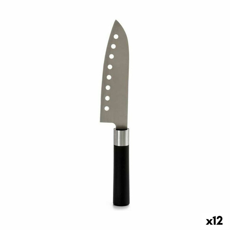 Køkkenkniv Sort Rustfrit stål 5 x 30 x 2,5 cm 12 stk