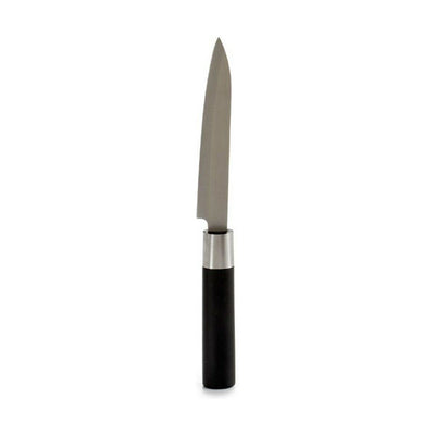 Køkkenkniv 2,7 x 24,3 x 1,8 cm Sølvfarvet Sort Rustfrit stål Plastik (12 enheder)