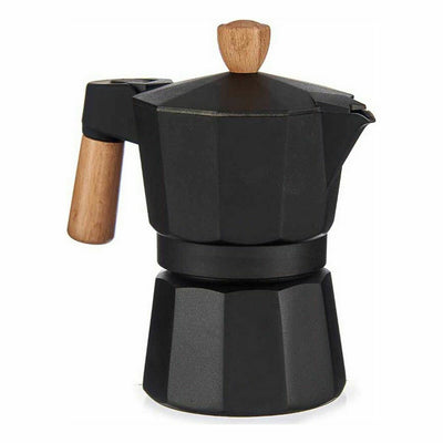 Italiensk espresso kaffebrygger Træ Aluminium 150 ml 12 stk