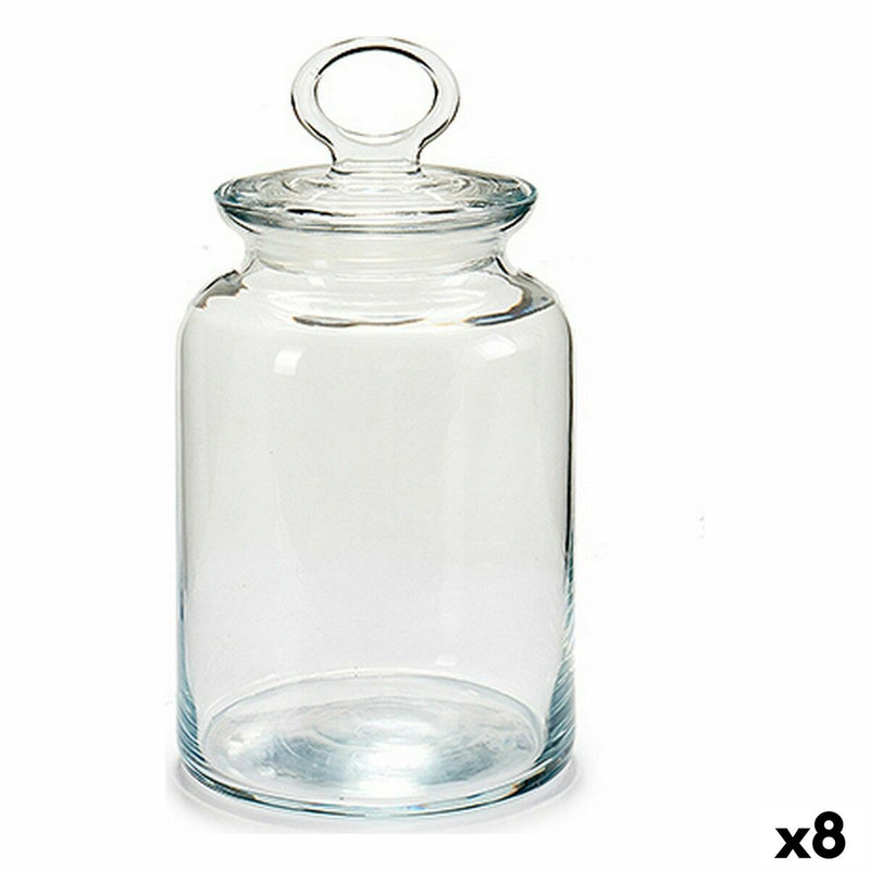 Beholder Kitchen 11,5 x 17,5 x 11,5 cm Silikone Glas 1 L (8 enheder)