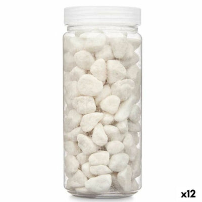 Dekorative sten Hvid 10 - 20 mm 700 g (12 enheder)