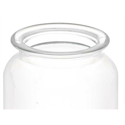 Beholder Gennemsigtig Glas 600 ml (12 enheder) Med låg