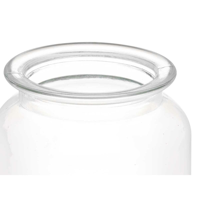 Beholder Gennemsigtig Glas 1,2 L (12 enheder) Med låg