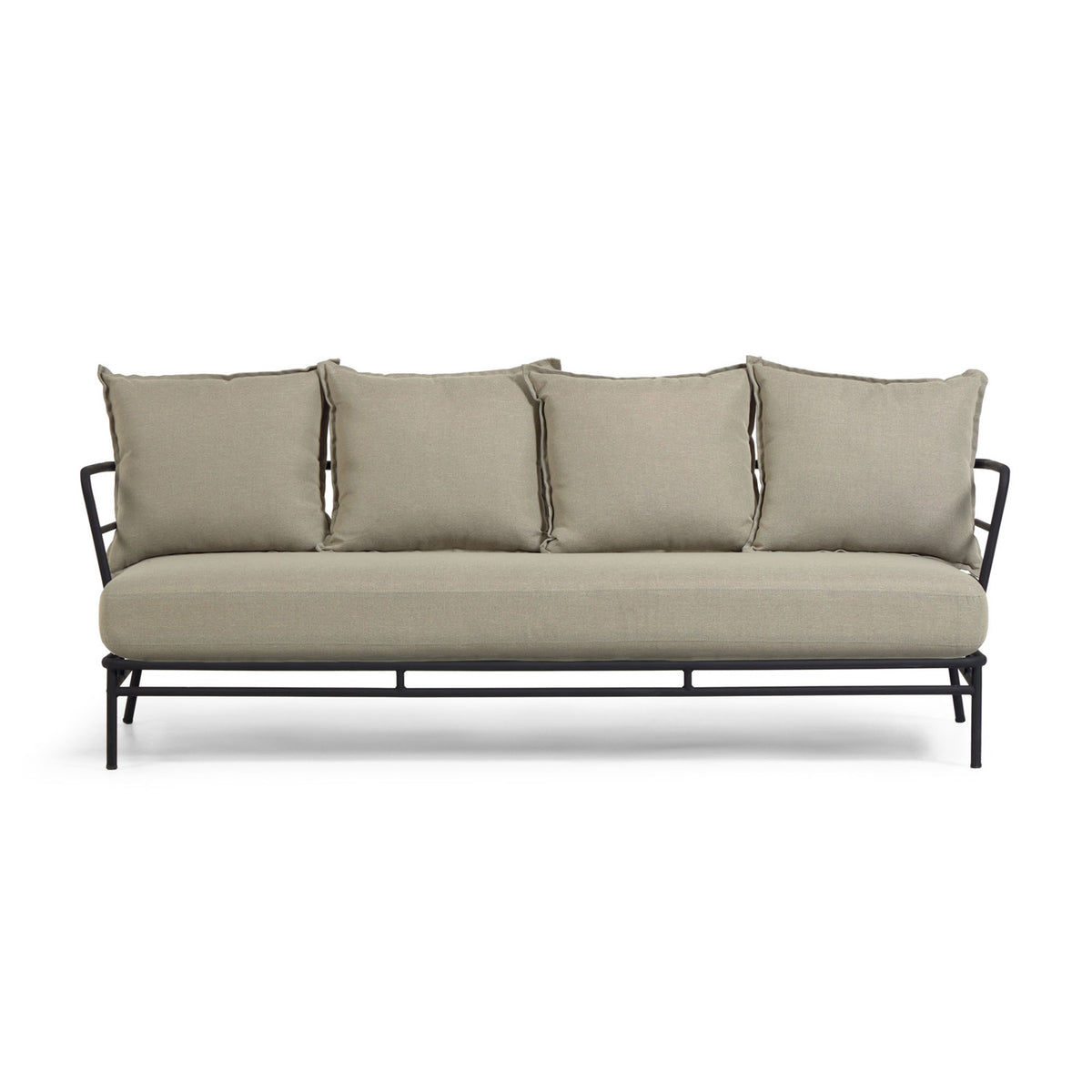 Se KAVE HOME Mareluz 3 pers. havesofa, m. hynder - grå stof og sort stål ❤ Kæmpe udvalg i Kave Home - Køb online på udsalg og tilbud lige nu ❤ Meget billig fragt og hurtig levering: 1 - 2 hverdage - Varenummer: Boboonline-60571 og barcode / Ean: 8433840644745 på lager - Udsalg på Udendørs møbler,Udendørs loungemøbler,Udendørs loungesofaer og havesofaer,
Terrasse og have,
Terrasse og have,
Udendørs møbler, Spar op til 51% - Over 785 kendte brands på udsalg