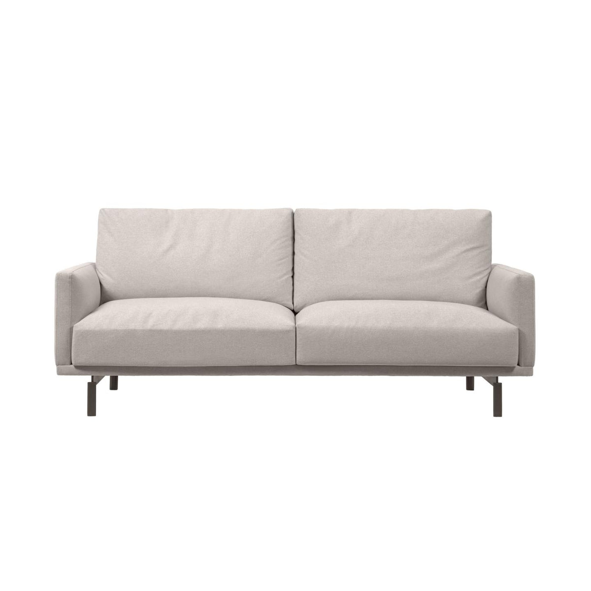 Kave Home Galene 3 personers sofa i beige genbrugsfibre og jern