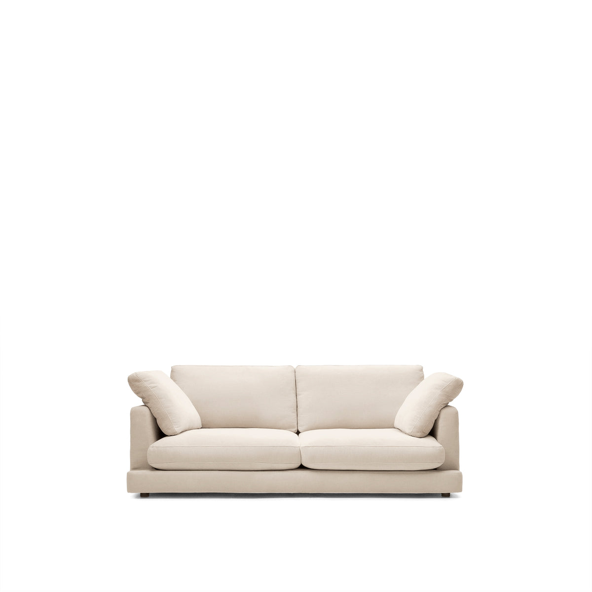 Kave Home Gala 3 personers sofa i beige stof, 210 cm