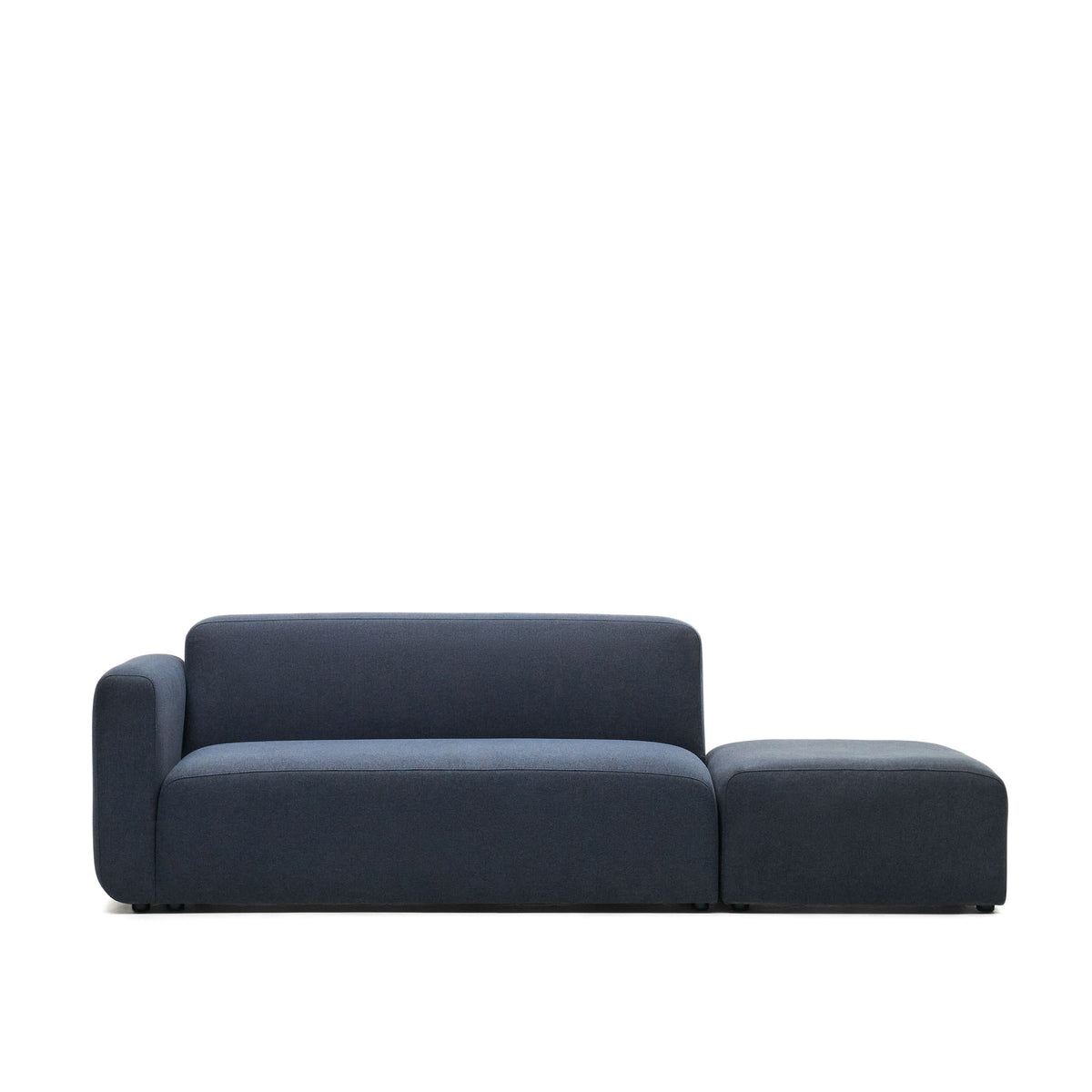 Kave Home Neom 2 pers. modulsofa med rygmodul i blåt stof, 244 cm