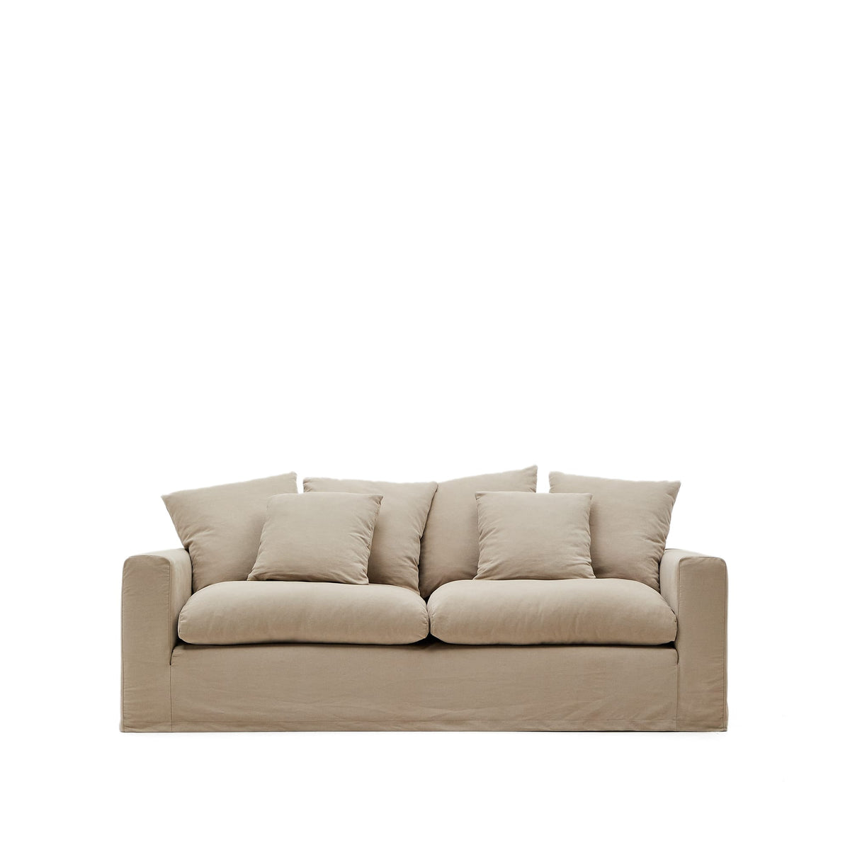 Se KAVE HOME Nora 3 pers. sofa, m. armlæn og aftageligt betræk - taupe hør og bomuld (B:240) ❤ Kæmpe udvalg i Kave Home - Køb online på udsalg og tilbud lige nu ❤ Meget billig fragt og hurtig levering: 1 - 2 hverdage - Varenummer: Boboonline-107761 og barcode / Ean: 8433840949031 på lager - Udsalg på Møbler,Sofaer,3 personers sofaer,
Møbler,
Sofaer,
Stofsofaer,
Dagligstue,
Sofaer, Op til 61% rabat - Mere end 1.329 populære mærker på udsalg