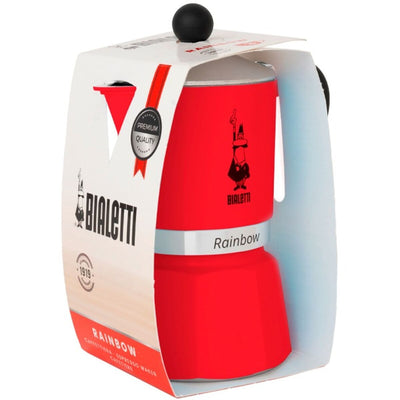 Italiensk Kaffebrygger Bialetti Rainbow Rød Metal Aluminium 60 ml