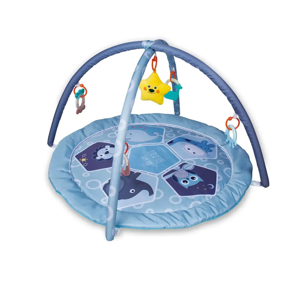 Scandinavian Baby Products aktivitetsstativ Zoo med legetæppe og aktivitetslegetøj