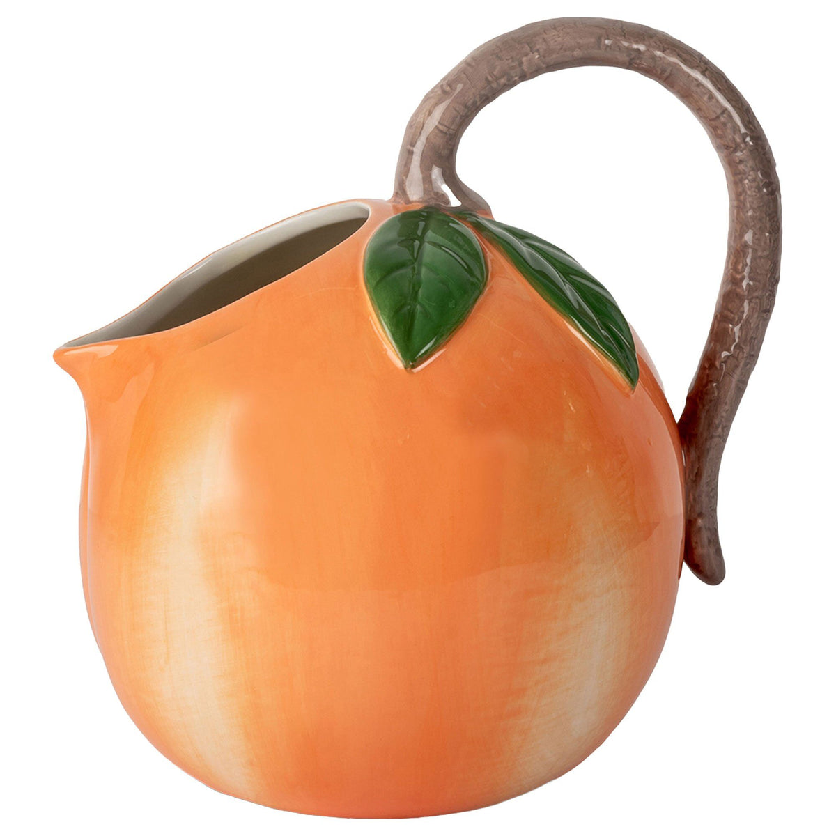 Byon Fruity kande på 1,8 liter med frugtformet silhuet i ferskenfarve