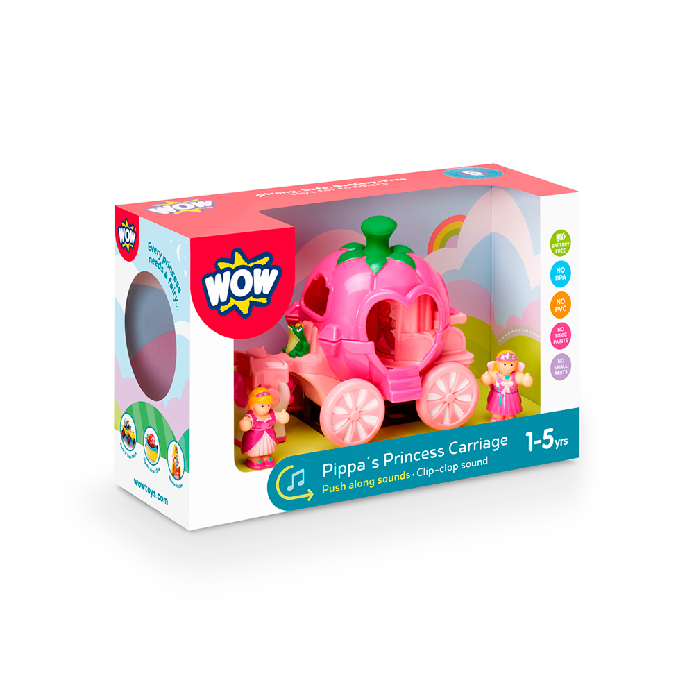Wow Toys Pippa's Princess Carriage, prinsessevogn med omklædningsrum