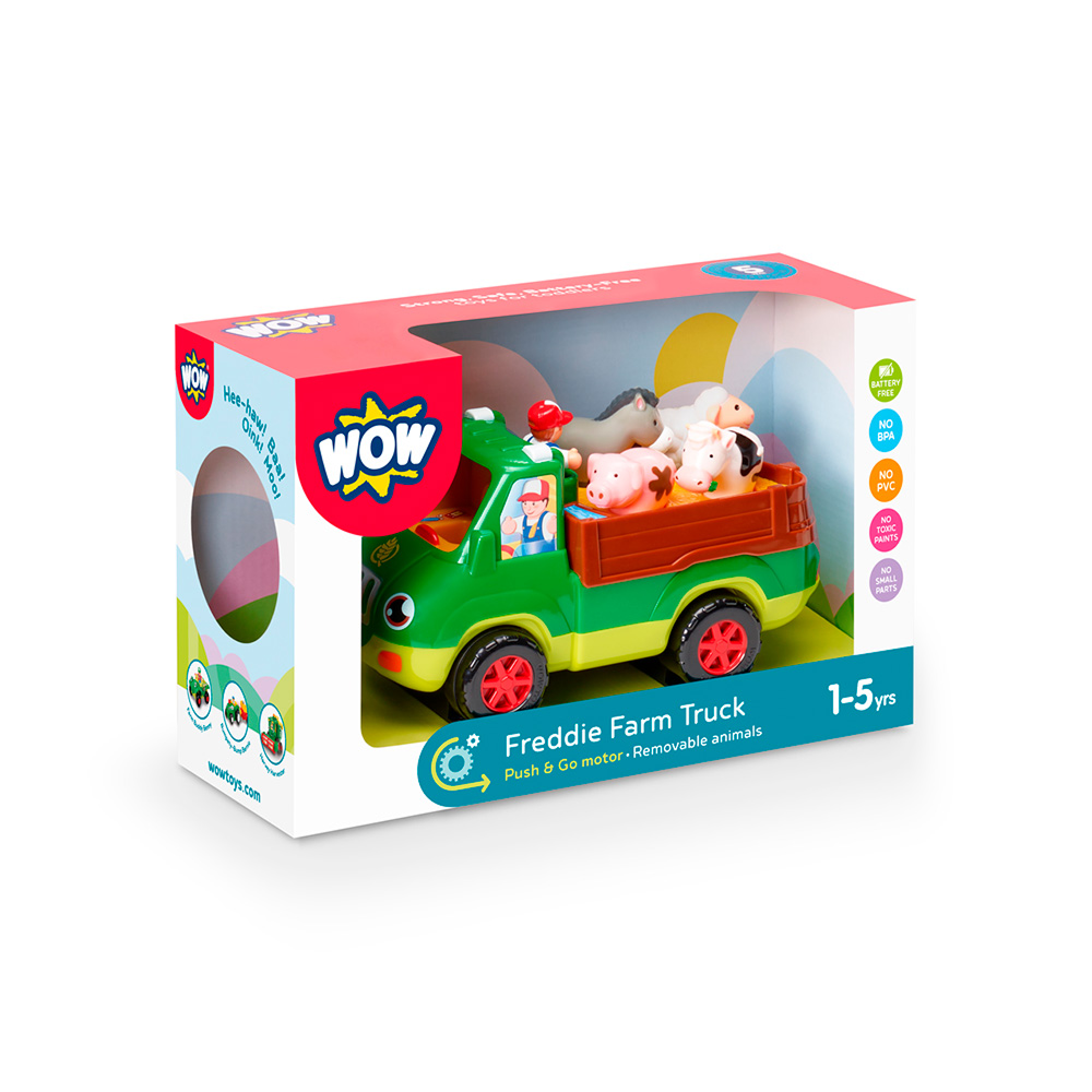 Wow Toys Freddie Farm Truck lastbil med landmand og gårdens dyr