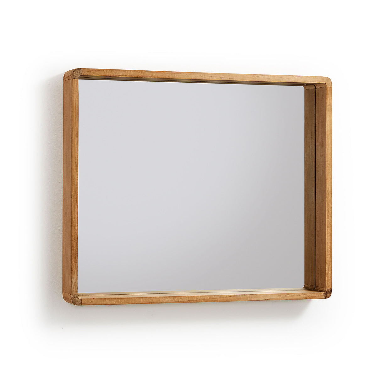 Se KAVE HOME Sunday vægspejl - spejlglas m. teaktræ ramme (80x65) ❤ Kæmpe udvalg i Kave Home - Køb online på udsalg og tilbud lige nu ❤ Super billig fragt og lynhurtig levering - Varenummer: Boboonline-32431 og barcode / Ean: 8433840508054 på lager - Udsalg på Interiør,Spejle,Vægspejle Få op til 67% i rabat - Tusindvis af varer fra over 2.739 brands