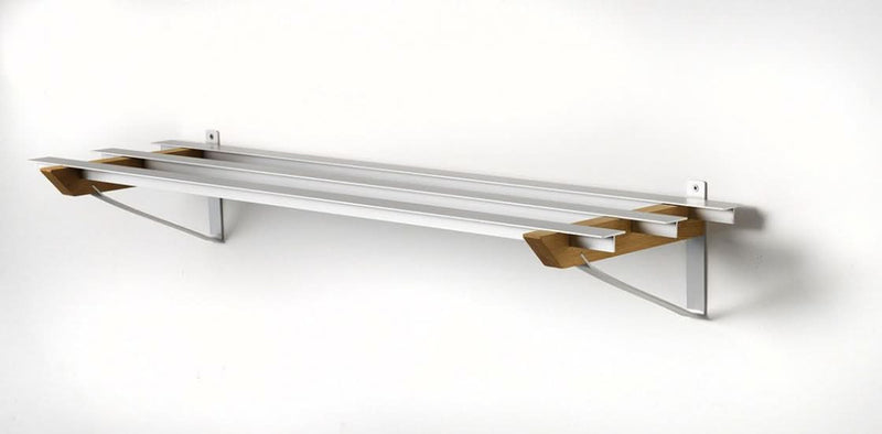 Se tilbud på SR2 skohylde, 68 cm bred, væghængt i rustfrit stål. Billigt udsalg på 6 træfinish. Hurtig levering, 1-2 hverdage. Køb online nu!