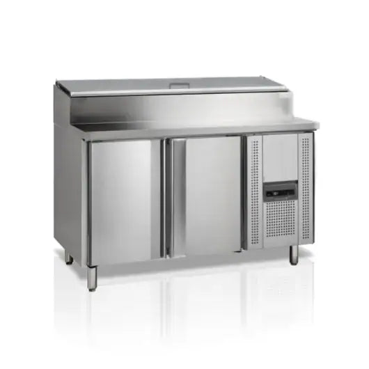 Tefcold SS7200 rustfrit sandwichbord til GN1/1 med køl