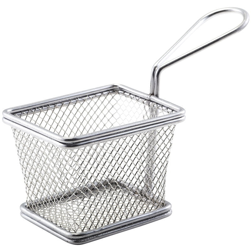 Se Mini Friturekurv Til Servering Af Pomfritter 10 X 8 X 7.5cm Rustfrit Stål ✔ Kæmpe udvalg i Genware - Køb online på udsalg og tilbud lige nu ✔ Lav fragtpris og hurtig levering - Varenummer: Barlife-701411 og på lager - Udsalg på Køkken - Køkkenartikler - Opbevaringsartikler Op til 63% rabat - Over 1.329 mærker på online udsalg