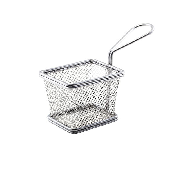 Se Serving Fry Basket Rektangulær 12,5 x 10 x 8,5 Cm ✔ Kæmpe udvalg i Genware - Køb online på udsalg og tilbud lige nu ✔ Meget billig fragt og hurtig levering - Varenummer: Barlife-1552798 og 5020403539971 på lager - Udsalg på Køkken - Køkkenartikler Op til 63% rabat - Kendte mærker på udsalg – over 1.329 mærker