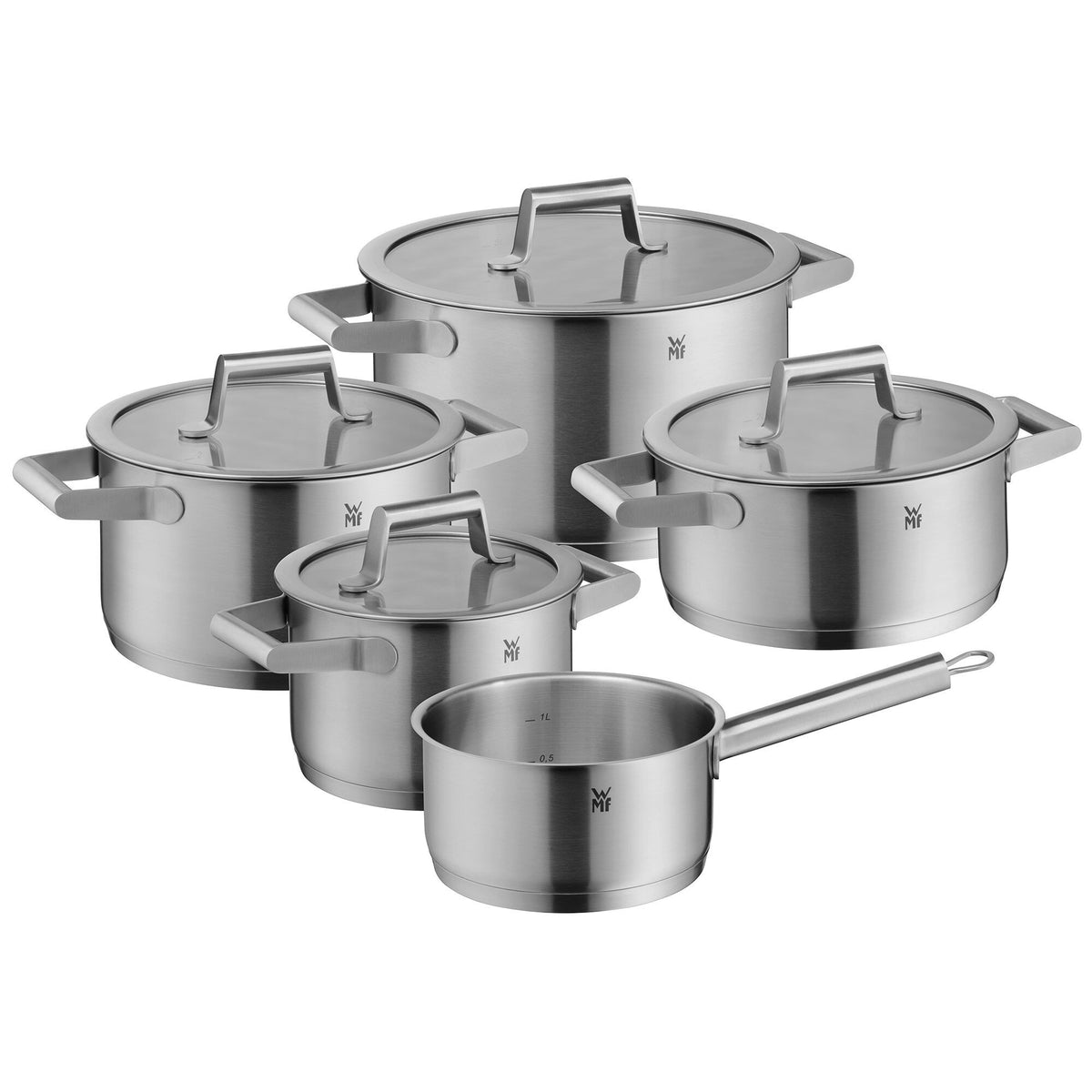 WMF Comfort Line grydesæt med 5 dele i sort
