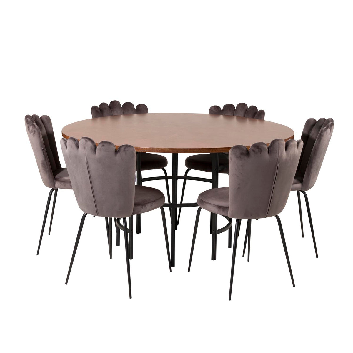 Se VENTURE DESIGN Copenhagen spisebordssæt, m. 4 stole - brun finer/sort metal og grå fløjl/sort metal ❤ Kæmpe udvalg i Venture Design - Køb online på udsalg og tilbud lige nu ❤ Lav fragtpris og hurtig levering - Varenummer: Boboonline-63279 og barcode / Ean: 7340206992116 på lager - Udsalg på Møbler,Spisebordssæt,
Spisebordssæt 4 personer,
Spisestue,
Møbelsæt,
Indretning af studiebolig, Spar stort – op til 53% - Eksklusivt udsalg på over 2.739 brands