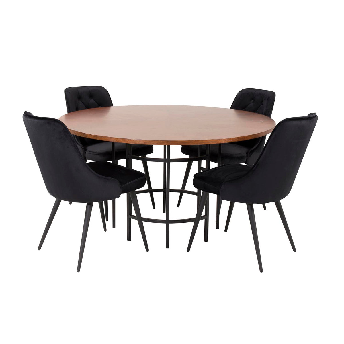 Se VENTURE DESIGN Copenhagen spisebordssæt, m. 4 stole - brun finer/sort metal og sort fløjl/sort metal ❤ Kæmpe udvalg i Venture Design - Køb online på udsalg og tilbud lige nu ❤ Billig fragt • Hurtig levering - Varenummer: Boboonline-63283 og barcode / Ean: 7340206989826 på lager - Udsalg på Møbler,Spisebordssæt,
Spisebordssæt 4 personer,
Spisestue,
Møbelsæt,
Indretning af studiebolig, Op til 57% rabat - Mere end 1.329 populære mærker på udsalg