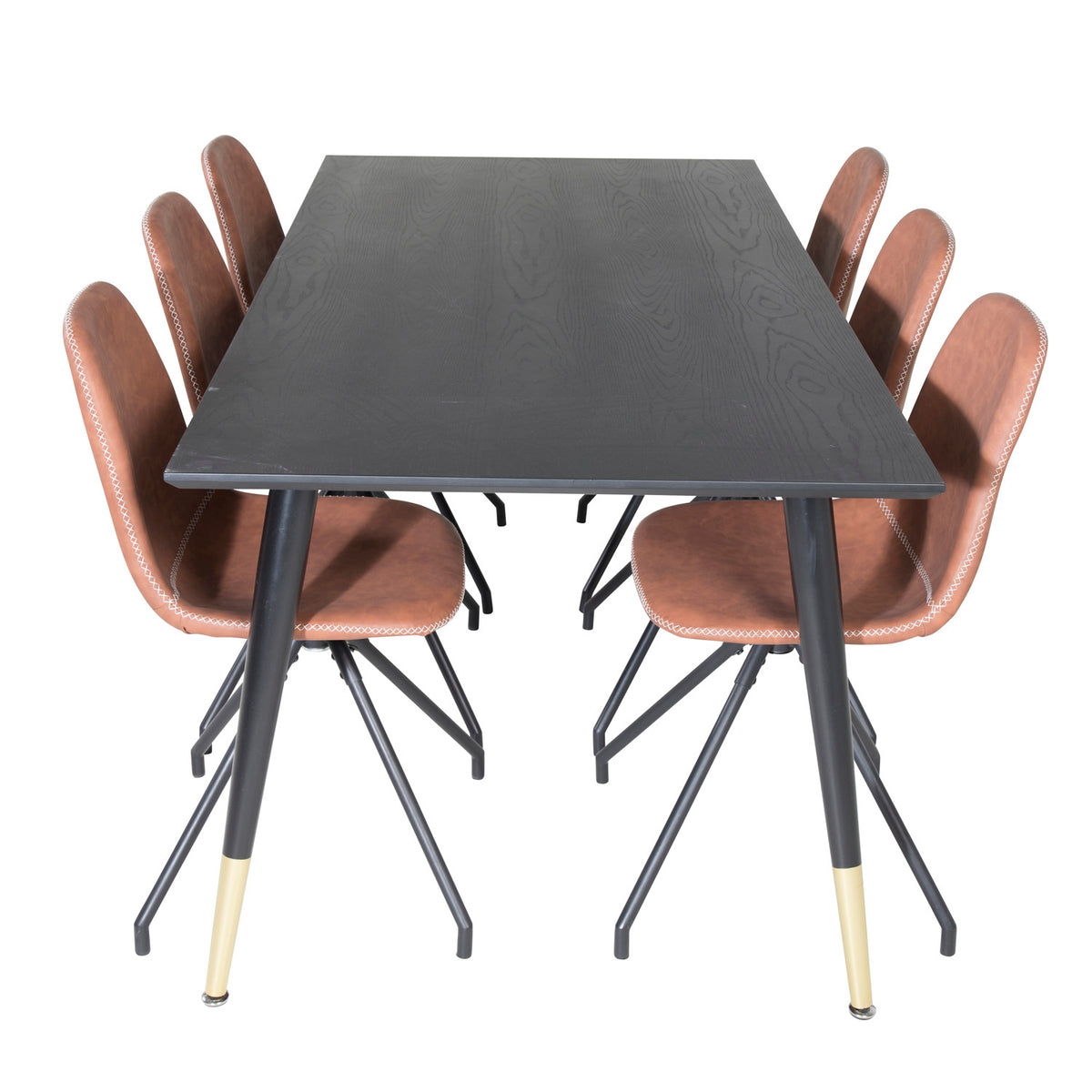 Se VENTURE DESIGN Dipp spisebordssæt, m. 6 stole - sort finer/messing sort metal, brun PU/sort metal ❤ Kæmpe udvalg i Venture Design - Køb online på udsalg og tilbud lige nu ❤ Lav fragtpris og hurtig levering - Varenummer: Boboonline-62643 og barcode / Ean: 7340220855602 på lager - Udsalg på Møbler,Spisebordssæt,
Spisebordssæt 6 personer,
Spisestue,
Møbelsæt,
Møbler,
Samarbej Spar helt op til 79% - Over 739 kendte brands på udsalg