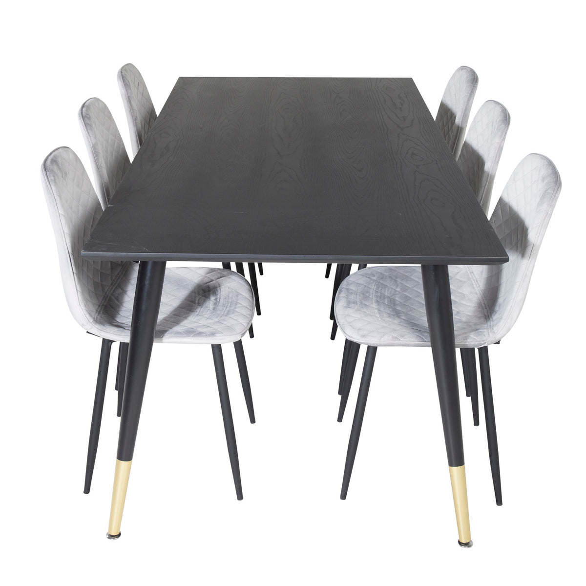Se VENTURE DESIGN Dipp spisebordssæt, m. 6 stole - sort finer/messing sort metal, grå fløjl/sort metal ❤ Kæmpe udvalg i Venture Design - Køb online på udsalg og tilbud lige nu ❤ Hurtig levering til lave fragtpriser - Varenummer: Boboonline-62644 og barcode / Ean: 7340206995377 på lager - Udsalg på Møbler,Spisebordssæt,
Spisebordssæt 6 personer,
Spisestue,
Møbelsæt,
Møbler,
Samarbej Op til 57% rabat - Mere end 1.329 populære mærker på udsalg
