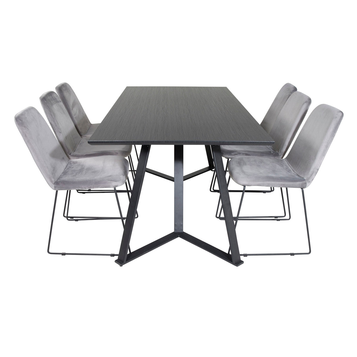Se VENTURE DESIGN Marina spisebordssæt, m. 6 stole - sort finer/sort metal og grå fløjl/sort metal ❤ Kæmpe udvalg i Venture Design - Køb online på udsalg og tilbud lige nu ❤ Billig fragt og hurtig levering - Varenummer: Boboonline-62787 og barcode / Ean: på lager - Udsalg på Møbler,Spisebordssæt,
Spisebordssæt 6 personer,
Spisestue,
Møbelsæt,
Møbler,
Samarbej Op til 61% rabat - Mere end 1.329 populære mærker på udsalg