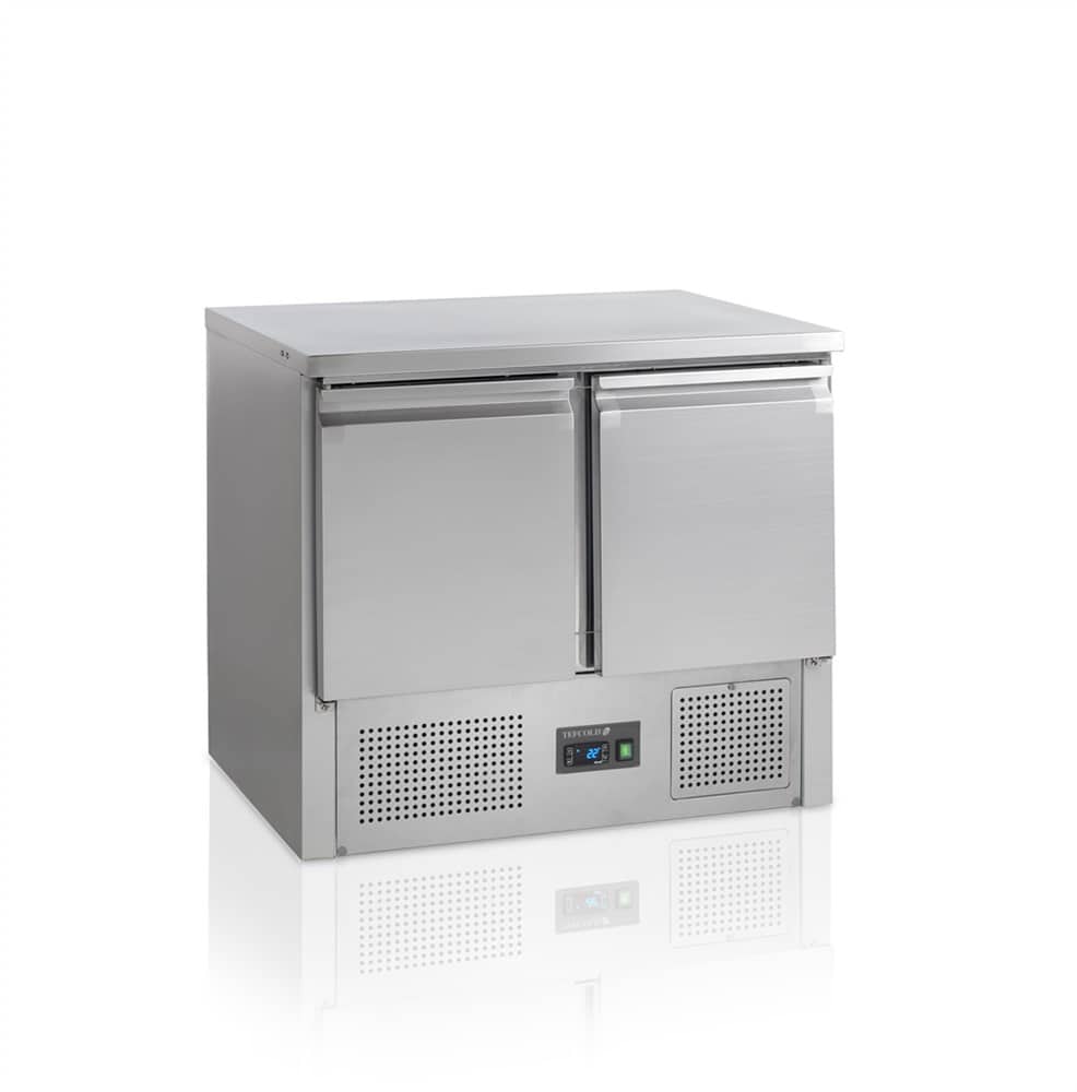 Tefcold SA910 saladette i rustfrit stål med GN1/1
