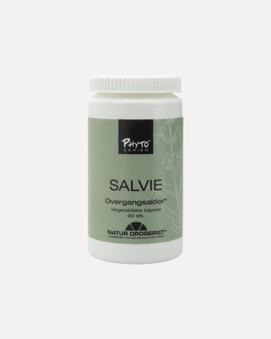 Pakning med Natur Drogeriet salvie kapsler, 90 stk