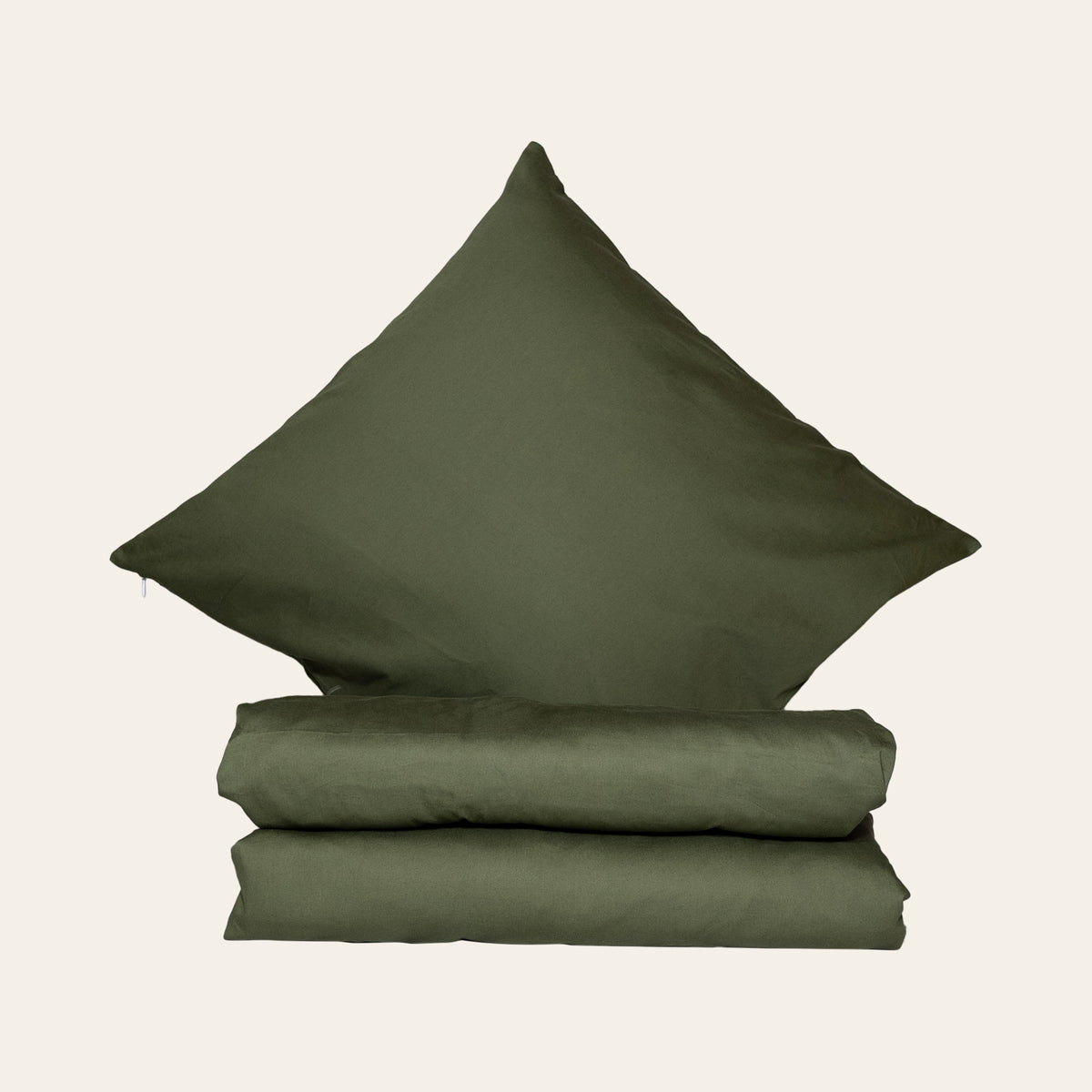 Sengesæt SalvieAften i glat sengelinned med lynlås på tre sider fra RestfulBlanket
