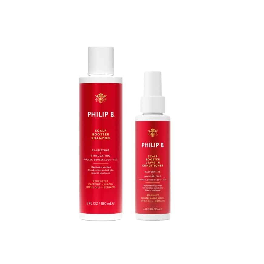Philip B Scalp Booster shampoo 180 ml og leave-in conditioner 125 ml som sæt