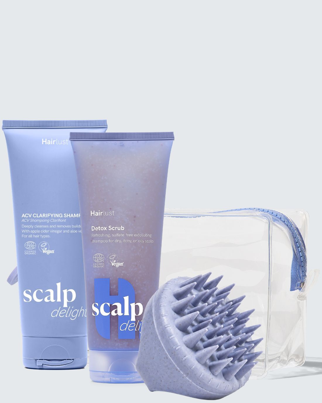 Hairlust Scalp Delight Xmas Set, gavesæt til hovedbunden