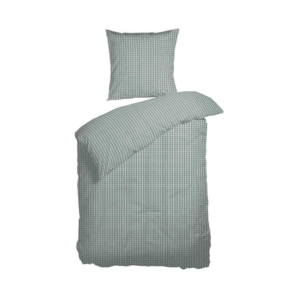 Se Night og Day SNOOZE CHECK Sengesæt - 140x200 cm - Støvet grøn ❤ Kæmpe udvalg i Night og Day - Køb online på udsalg og tilbud lige nu ❤ Billig fragt • Hurtig levering - Varenummer: HomeFeeling-8937 - Udsalg på Sengetøj - Bomuldssatin Få op til 67% i rabat - Over 1.798 brands samlet på udsalg