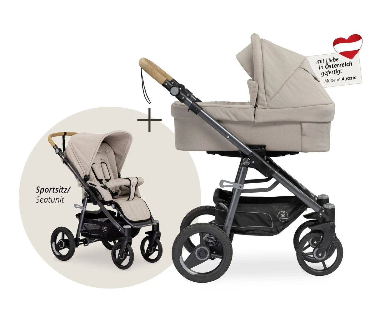 Naturkind Lux Evo kombivogn i farven Sand