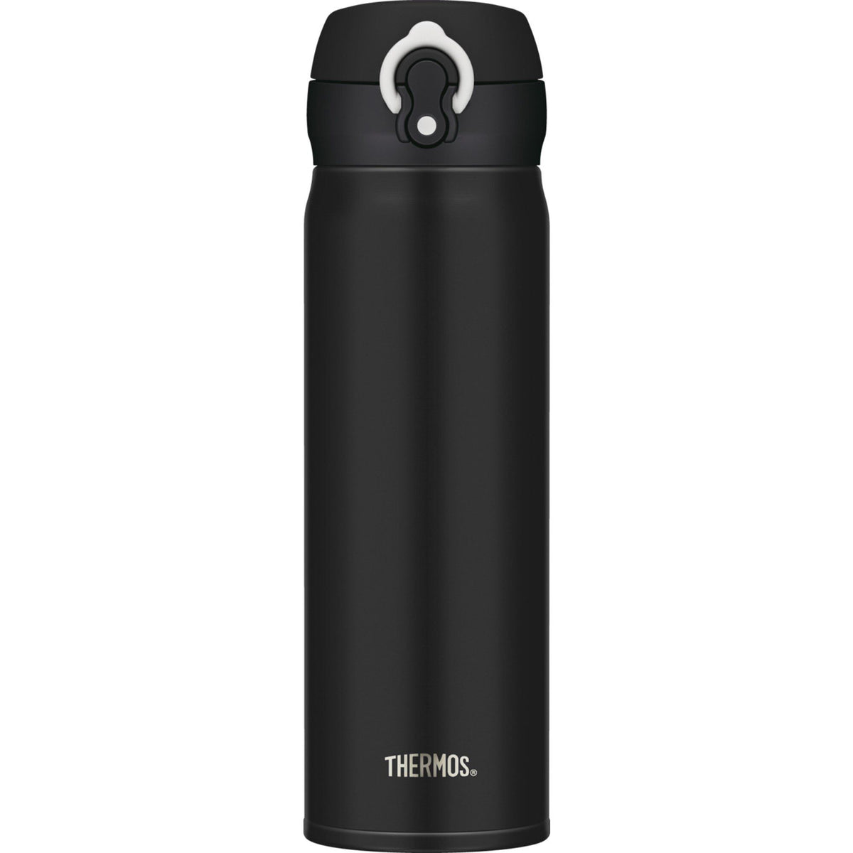 Thermos Mobile Pro termoflaske på 0,5 liter i mat sort rustfrit stål